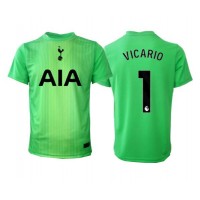 Stroje piłkarskie Tottenham Hotspur Guglielmo Vicario #1 Bramkarskie Koszulka Podstawowej 2025-26 Krótki Rękaw